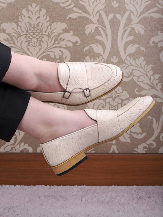 Mocasini barbati in Bej Culori