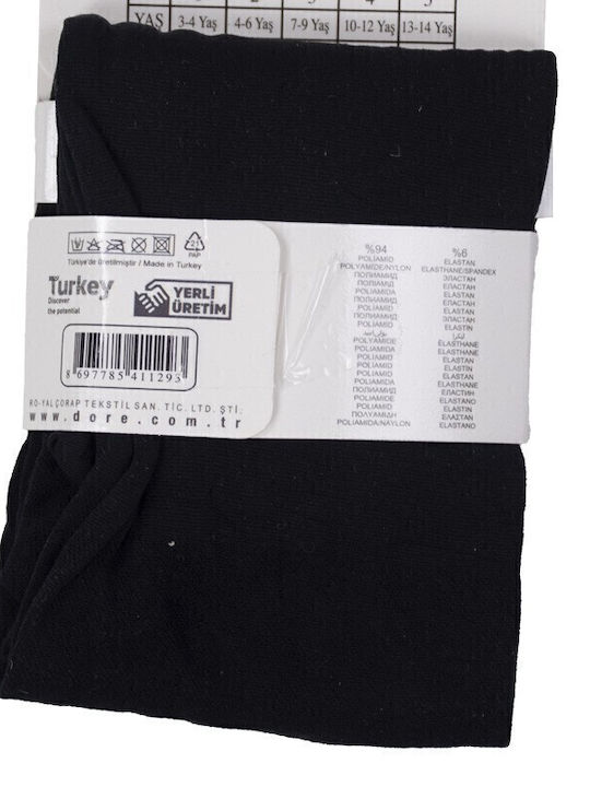 Dore Kinderstrumpfhose Schwarz 50 Den