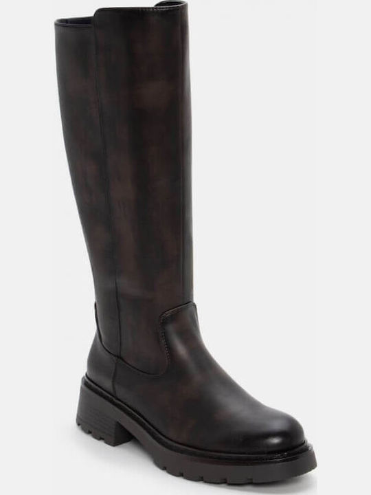 Damenstiefel Grün