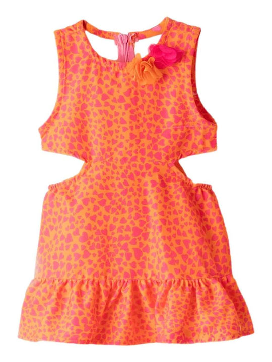 Small Hearts Rochie pentru Copii Fără mâneci Orange