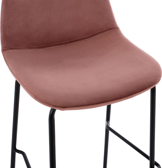 Hocker Bar Gepolstert mit Samt Vincent Rotten Apple 4Stück 47x51x96cm
