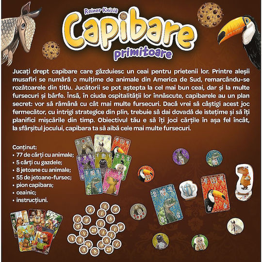Joc de Societate Capibare Welcome 8+ Ani Trefl