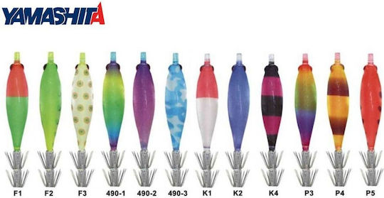 Yamashita L Oppai Sutte 7-2 Squid Jigs Fluorescent 7cm Glow & Uv 4901