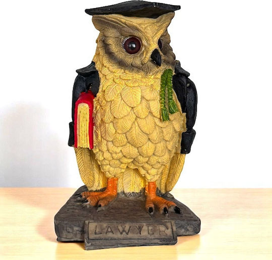 Velve Decorativă Bufniță din Polirășină 19cm 1buc