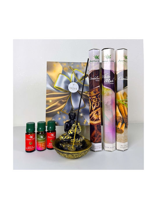 Velve De Crăciun Set Difuzor de Uleiuri Esențiale cu Aromă Lemn de santal RLX02