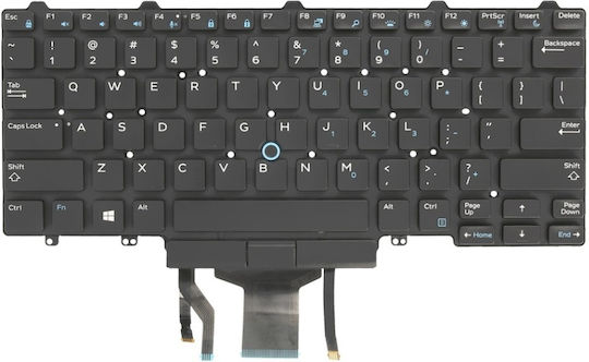 Laptop Keyboard Dell Latitude 5490 7490 Illuminated Trackpoint