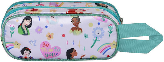 Disney Princess Rainbows 3D Double Pencil Case