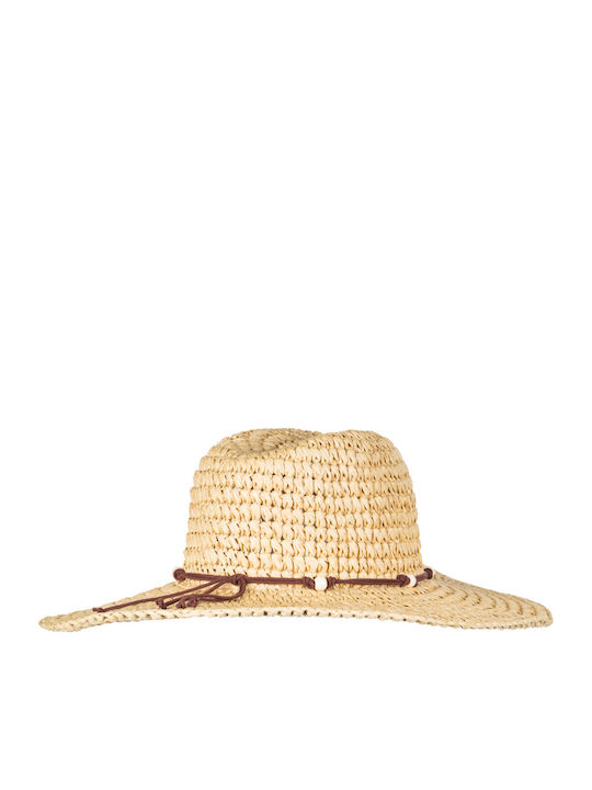 Roxy Wicker Women's Hat Cherish Summer Beige