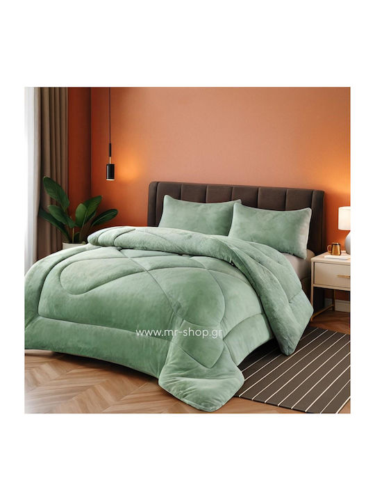 Marwa Duvet Cover Queen 220x240cm Menta 330 GSMGsm