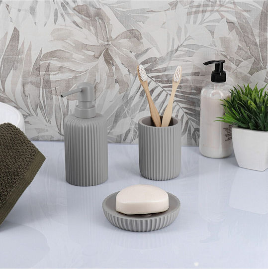 Atmosphera Настолен Чаша за нея от Резин Striped Cement
