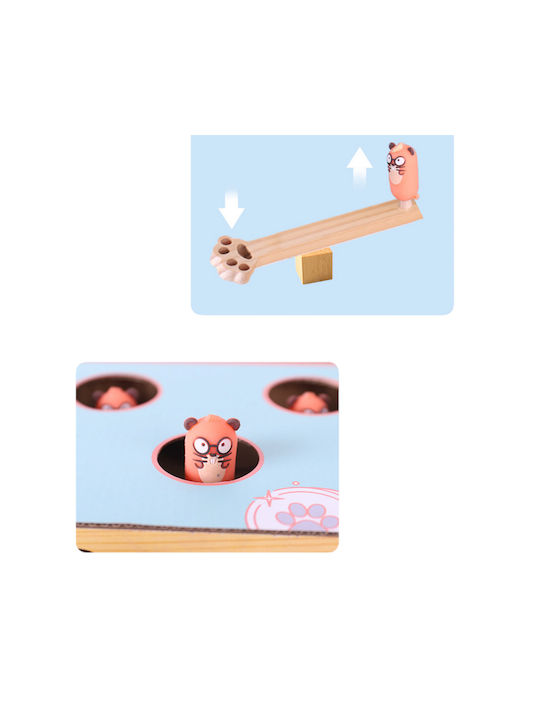 2 In 1 Interactive Toy Cats Scratching Post Mouse Hunter
