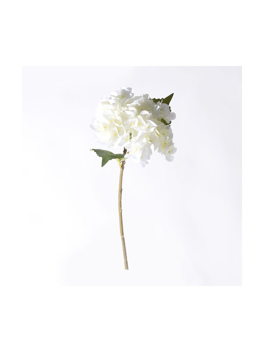Supergreens Artificial Hydrangea Branch White 47 cm