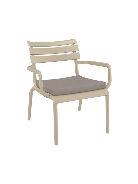 Siesta Exclusive Perna Scaunului De Grădină Maro Deschis 48x50cm
