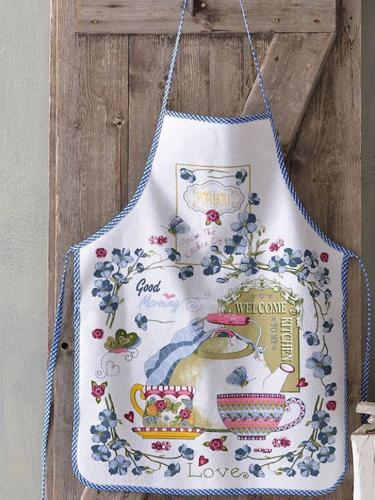 Rythmos Cook Love Waterproof Apron Multicolour 70x50cm