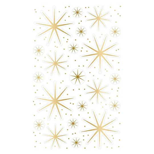 Bsb – Etichete de Crăciun Magic Christmas – Stele Aurii