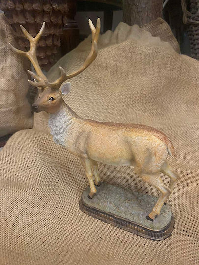 Weihnachtsfigur Keramik Stehende Dekorative Rentier 20 0x6 50x Höhe 25,5cm