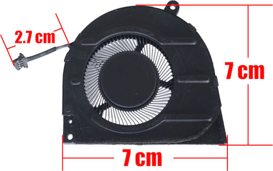 Laptop Fan Cpu Cooling Fan Dell Inspiron 16 Plus 7620 Vostro 7620 Rtx 3050 Series 023.100qm.0011 Bn7508s5h-004p 0y2tw6 Oy2tw6 Dfs5h22404666e 0n49hw 4pin Code 81531