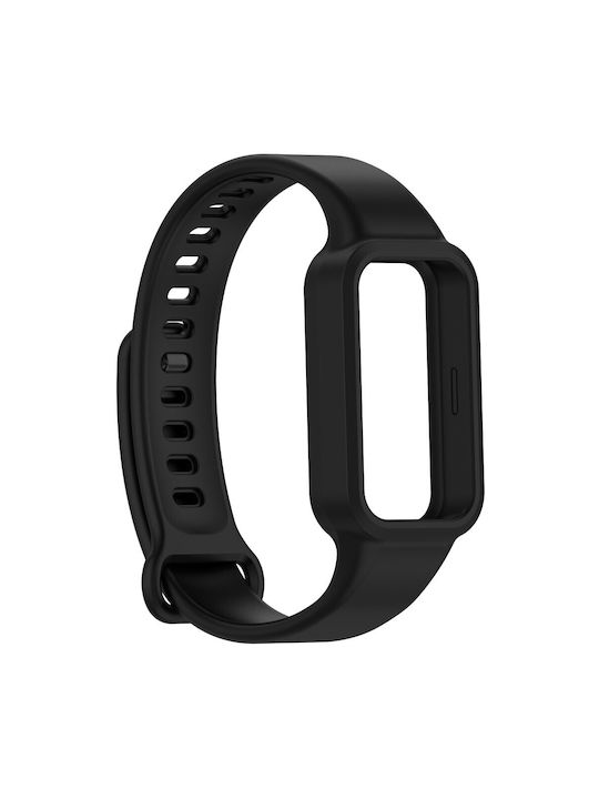 Λουράκι Σιλικόνης με Pin Μαύρο (Xiaomi Smart Band 9 Active)
