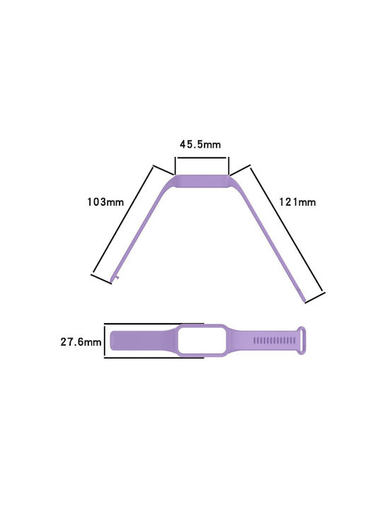 Λουράκι Σιλικόνης με Pin Μαύρο (Xiaomi Smart Band 9 Active)