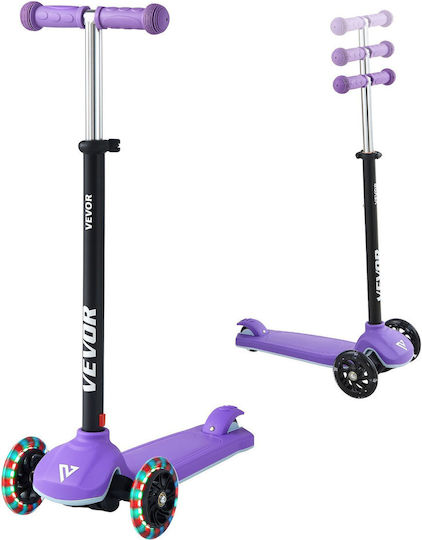 Vevor Kinderroller Klappbar 3-Rad Für 3+ Jahre Lila