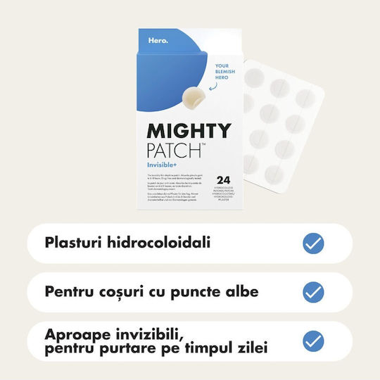 Hero Επιθέματα για Σπυράκια Mighty Patch Invisible 24τμχ