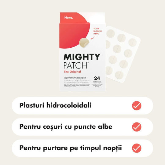 Hero Επιθέματα για Σπυράκια Mighty Patch Original 24τμχ