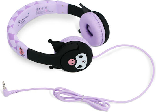 OTL Kuromi Ενσύρματα Παιδικά On Ear Ακουστικά Μωβ