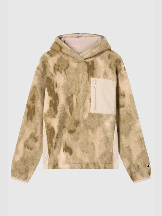 Women's Sweatshirt Jacket Hooded Champagne Frost