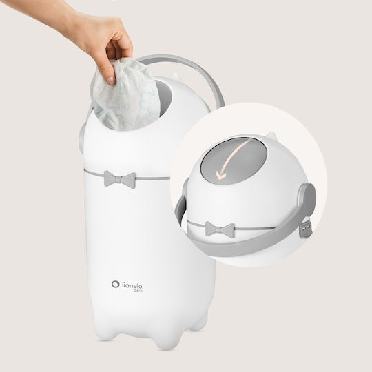 Lionelo Purebin Diaper Disposal Bin White
