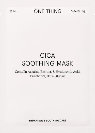 Masca Pentru Față Cu Centella Asiatica One Thing Cica Soothing Mask 20g