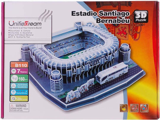 Terenul Real Madrid Puzzle 3D