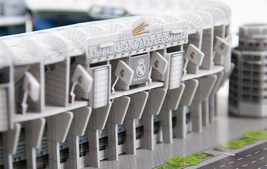 Terenul Real Madrid Puzzle 3D