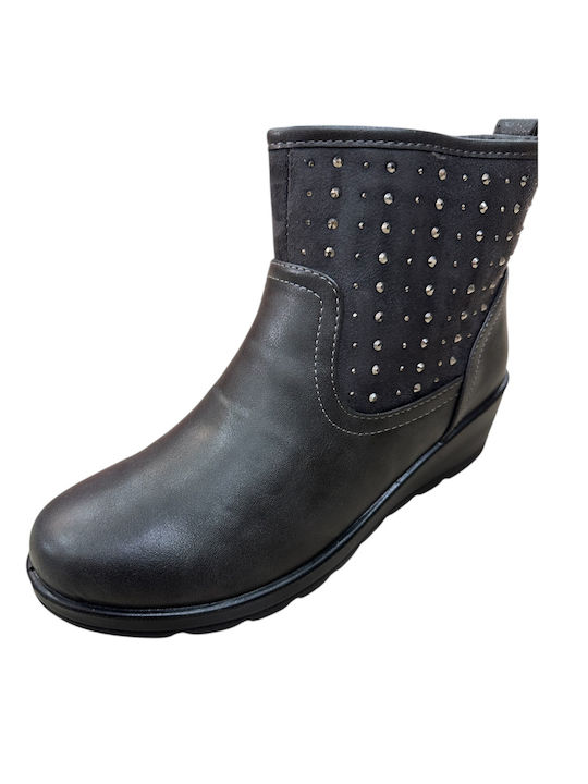 Stiefeletten Damen Gray