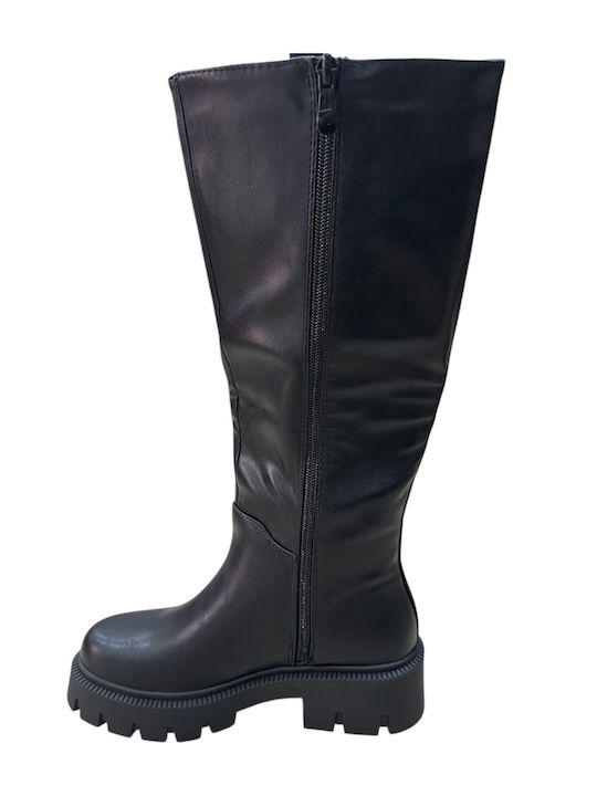 Women's Boots with Rubber Black
