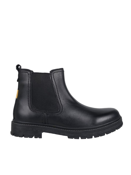 Leather Black Men's Boots