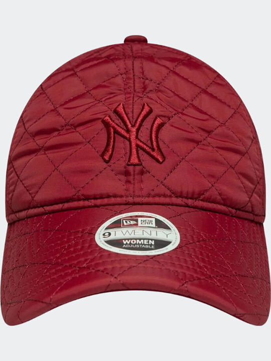 New Era New York Yankees Damen MLB Gepolstertes Dunkelrotes 9twenty Verstellbares Kappen