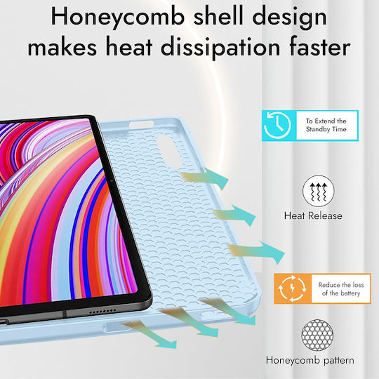Techsuit Flex Klappdeckel Schware (Xiaomi Redmi Pad 2 Pro)