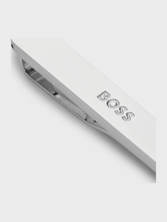 Boss Silver Tie Clip Bronze