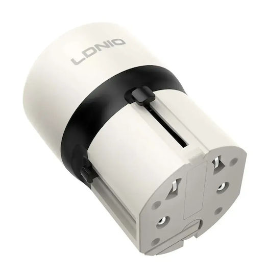Ldnio Mobile Phone Charger Without Cable with USB-A and USB-C Output Ports and USB-C - USB-C Cable 30W Power Delivery Grey
