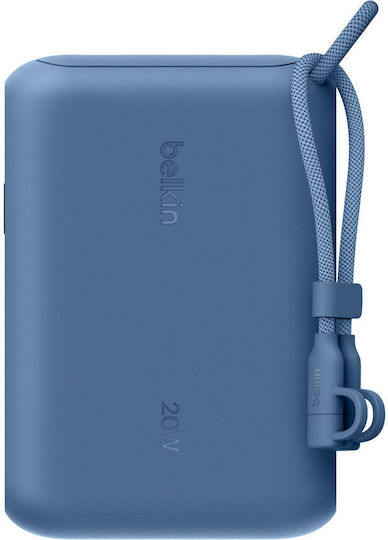 Belkin BoostCharge Power Bank 10000mAh 20W mit 2 USB-C Anschlüssen Blau