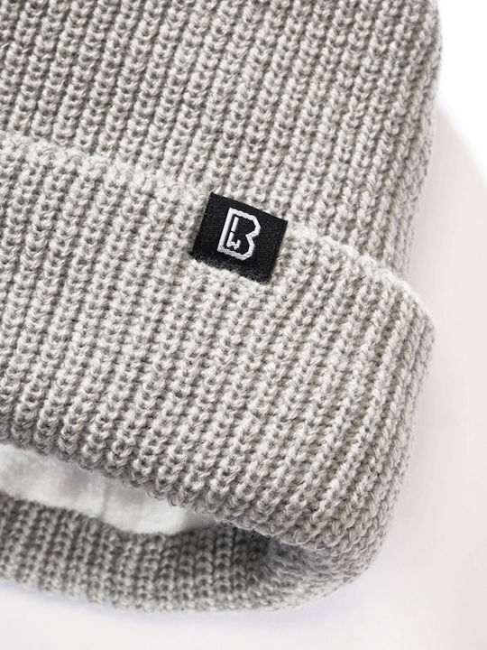 Beanie Unisex Fleece Beanie Gestrickt in Gray Farbe