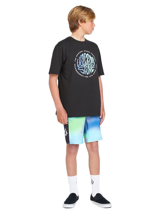 Volcom Lido Iconic Mod Kids Swimwear Swim Shorts Elg Multi