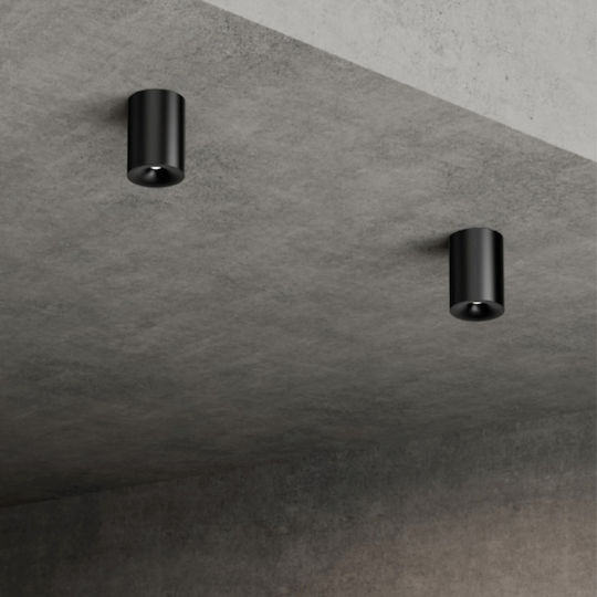 Zambelis Lights LED Θερμό Λευκό Σποτ σε Μαύρο Χρώμα
