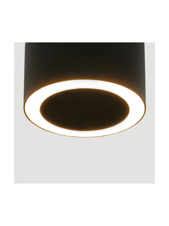 Zambelis Lights LED Θερμό Λευκό Σποτ σε Μαύρο Χρώμα
