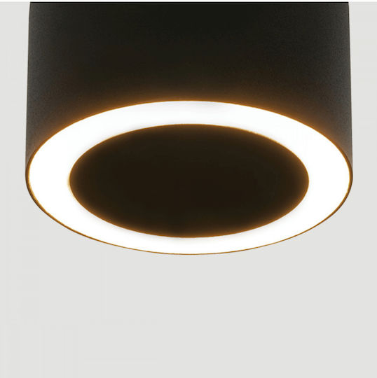 Zambelis Lights LED Θερμό Λευκό Σποτ σε Μαύρο Χρώμα