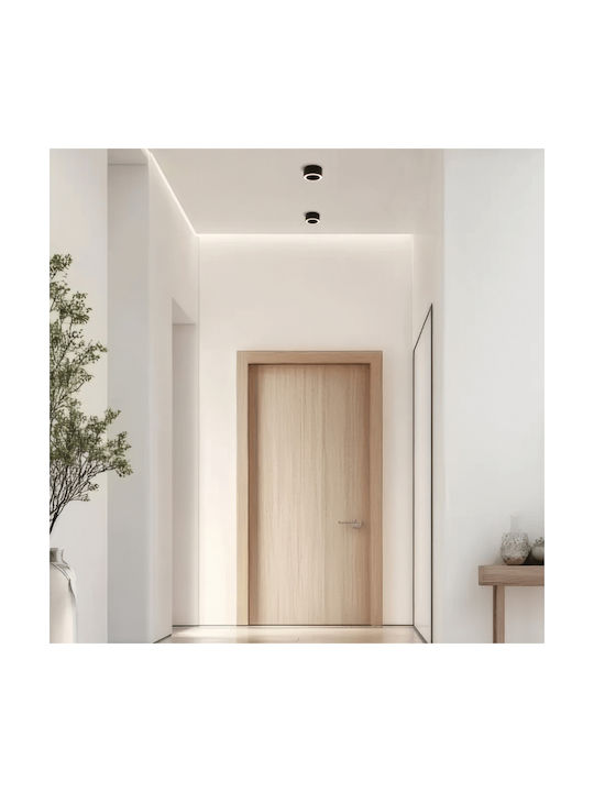 Zambelis Lights LED Θερμό Λευκό Σποτ σε Μαύρο Χρώμα