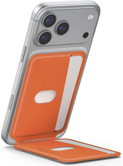 Skinarma MagSafe Калъф за карти в Оранжев цвят
