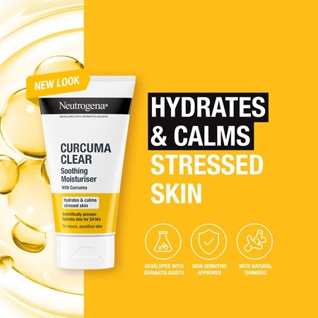 Neutrogena Curcuma Clear Creme Gesicht Tag 75ml