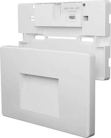Braytron Wall-Mounted Outdoor Lighting LED IP65 with Adjustable White Light 8.5x13.4cm