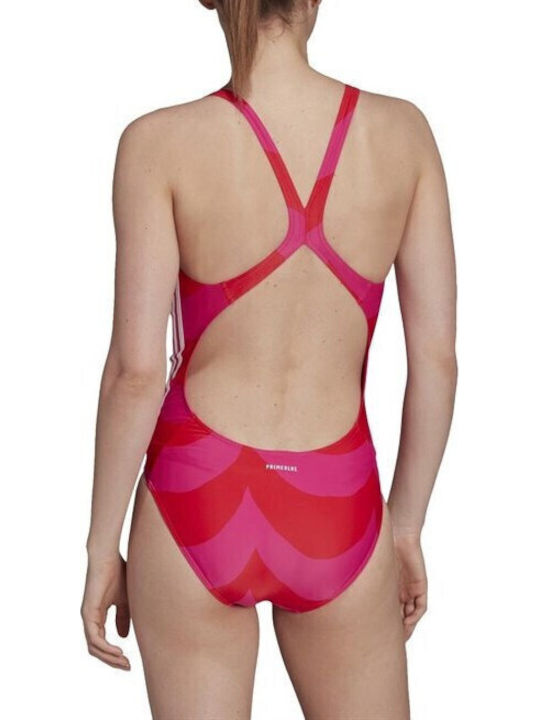 adidas Mm La Suit Παιδικό Μαγιό Ολόσωμο Φούξια